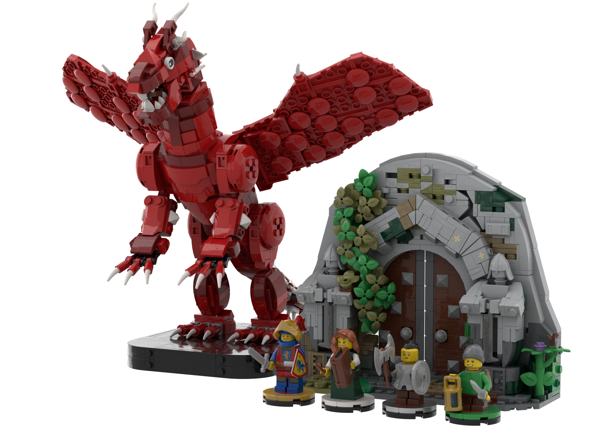 Smaug  Lego dragon, Lego custom minifigures, Cool lego