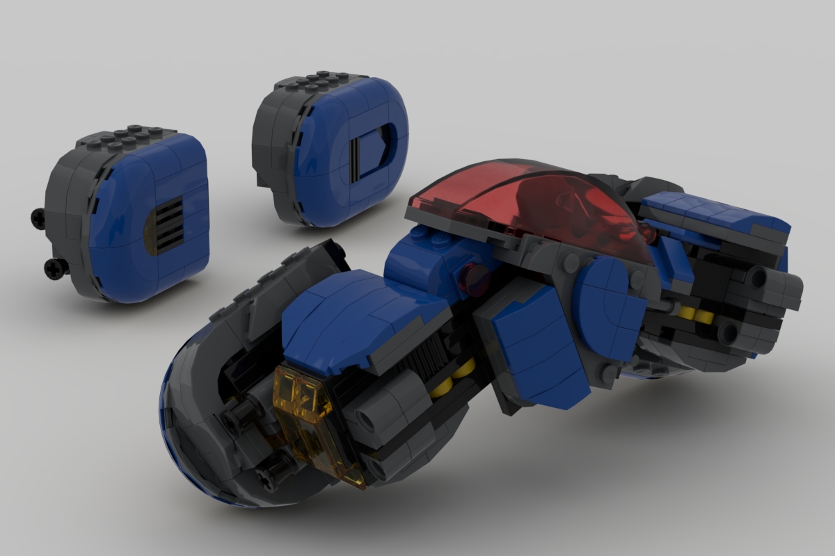 [Three Modular Spaceships V2] [BrickLink]