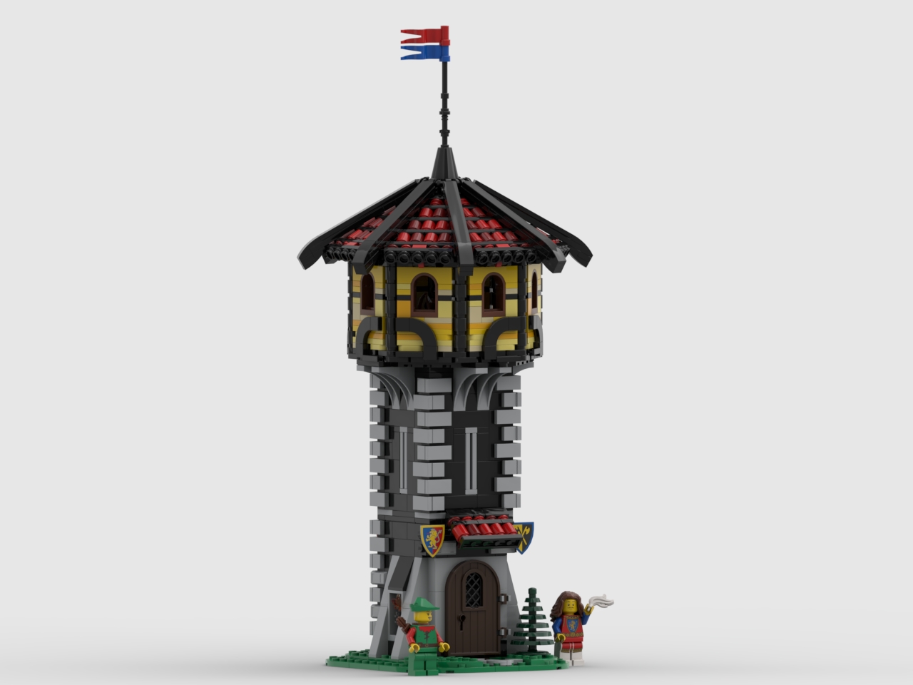 Lego black tower sale