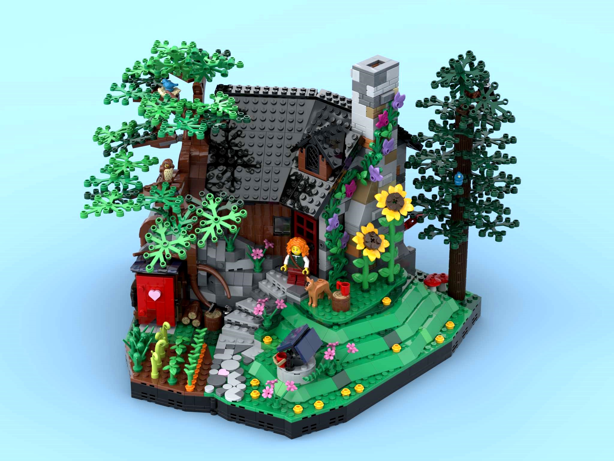 [INVENTOR'S COTTAGE WITH SECRET WORKSHOP AND TIME MACHINE] [BrickLink]