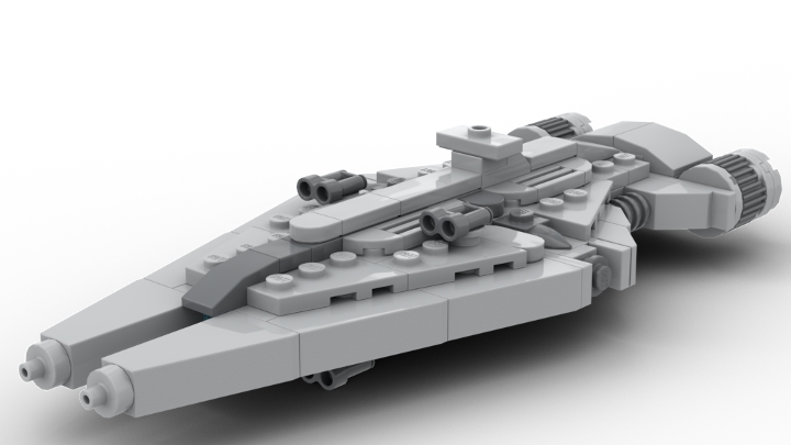 Arquitens Class Light Cruiser from BrickLink Studio [BrickLink]