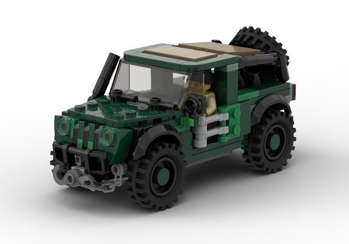 Jeep Wrangler Safari from BrickLink Studio [BrickLink]