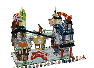 71799 NINJAGO City Markets from BrickLink Studio BrickLink