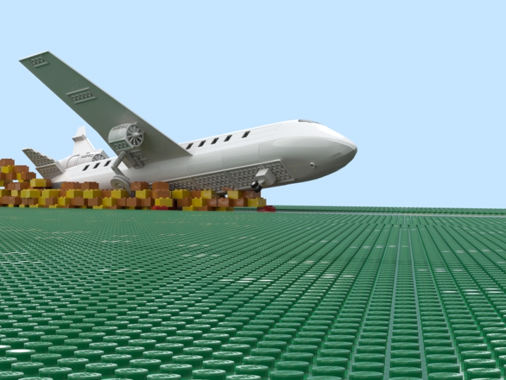 McDonnell Douglas DC 10 AKA the death machine from BrickLink Studio BrickLink