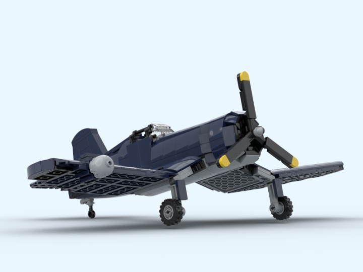 F4U-2 from BrickLink Studio [BrickLink]