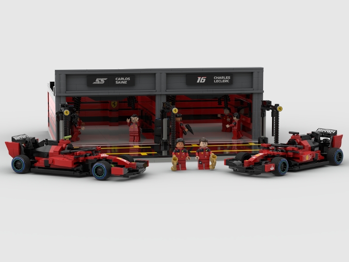 Ferrari lego garage on sale