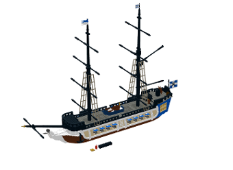 Bluecoat Frigate Lord s Homage from BrickLink Studio BrickLink