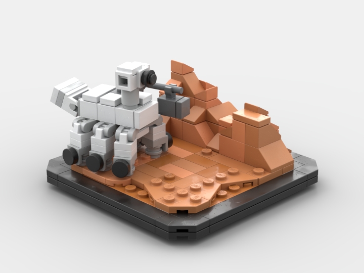 Mars Rover Diorama from BrickLink Studio [BrickLink]