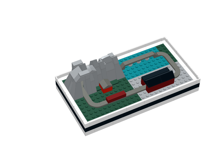 A Mini Train Setup from BrickLink Studio [BrickLink]