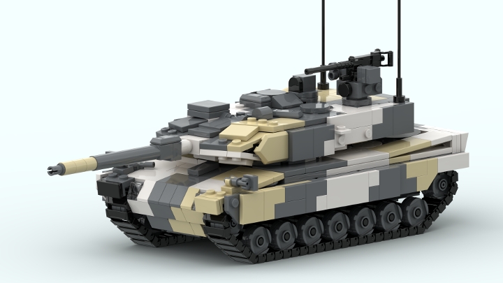 Leopard 2A7+ UrbOp from BrickLink Studio [BrickLink]