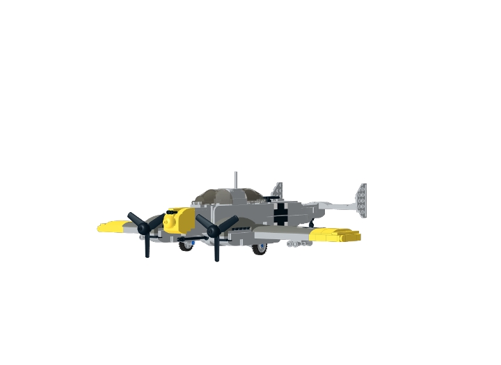 Messerschmitt Bf 110 from BrickLink Studio [BrickLink]