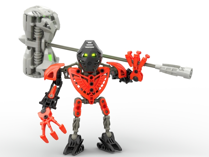 onu matoran Karapu from BrickLink Studio [BrickLink]