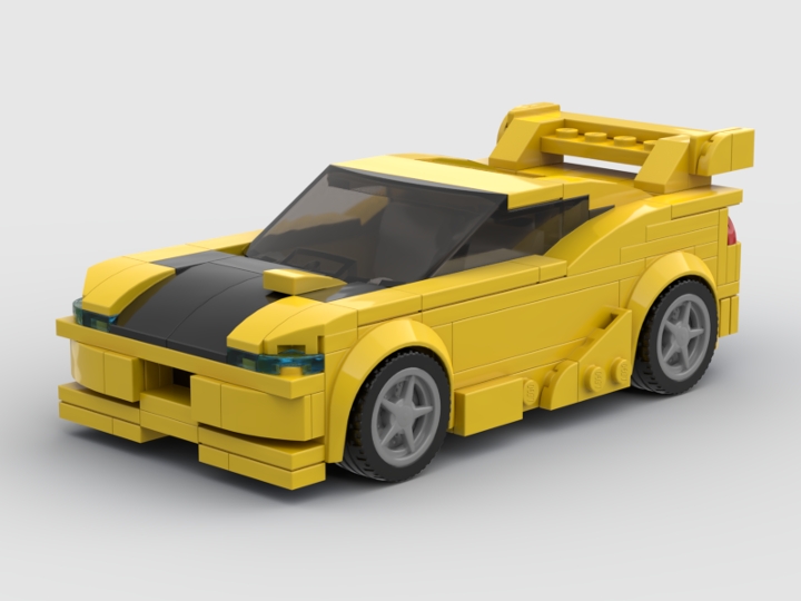 Hot Wheels Seared Tuner/Sho Stopper from BrickLink Studio [BrickLink]