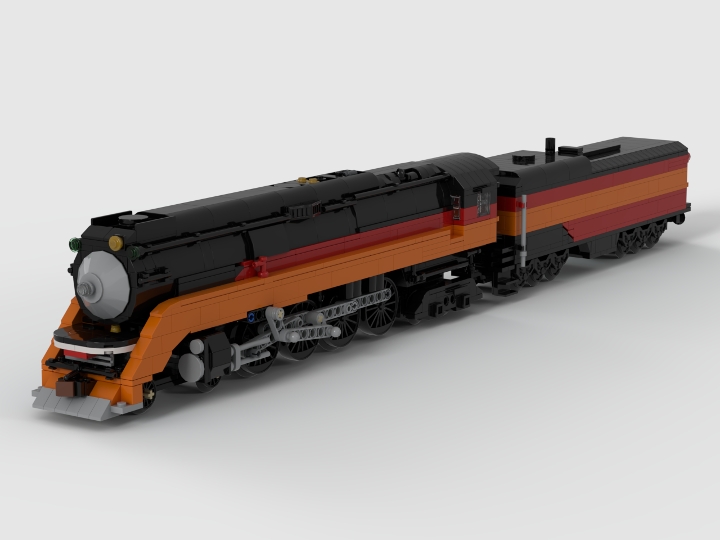 Southern Pacific GS-2 Steam Locomotive from BrickLink Studio [BrickLink]