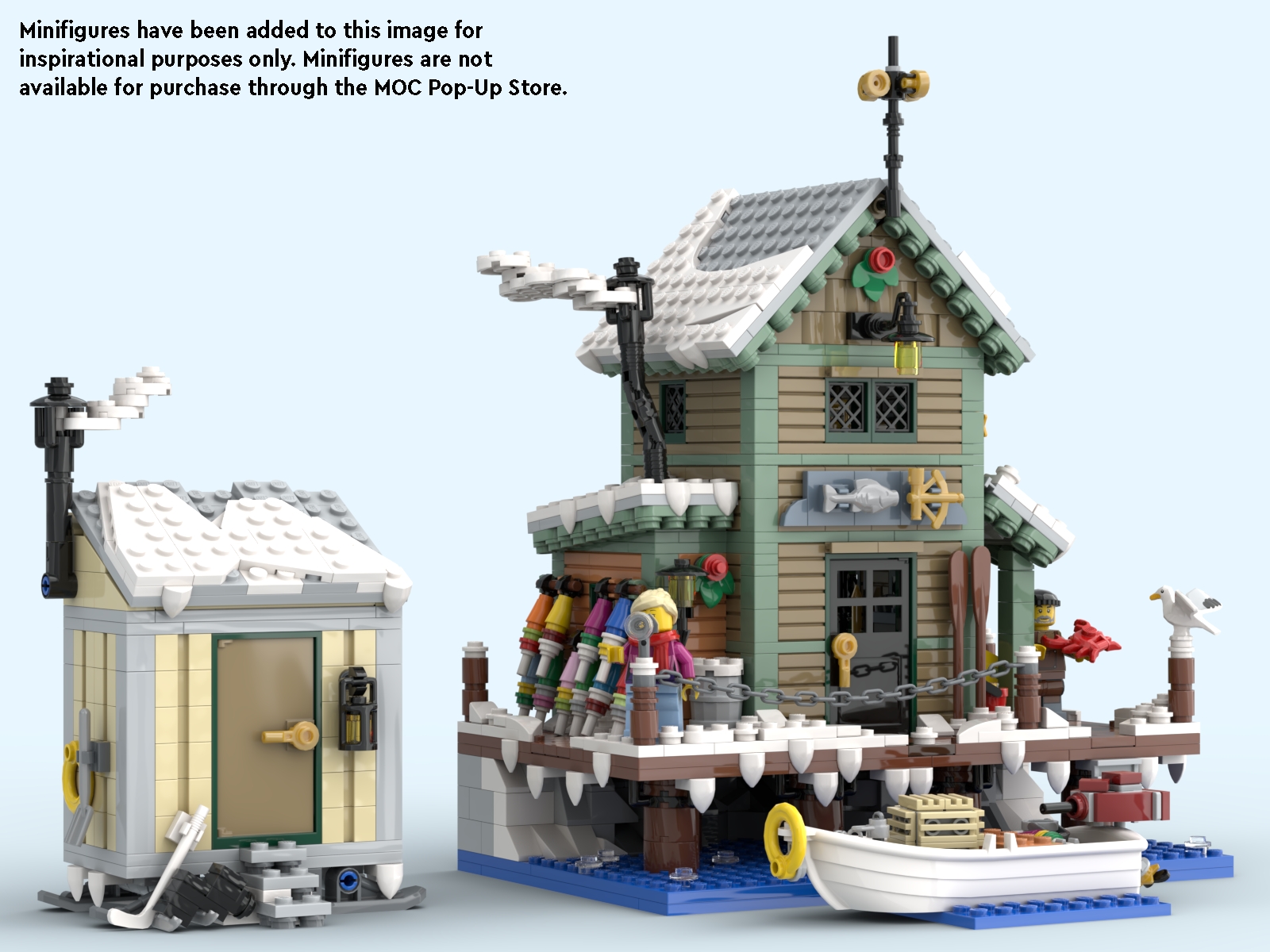 An Old Belgian Otaku: Lego MoC: Ice Fishing