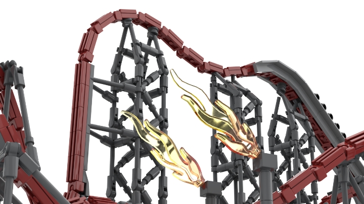 X2 Fourth Dimension Coaster Six Flags Magic Mountain