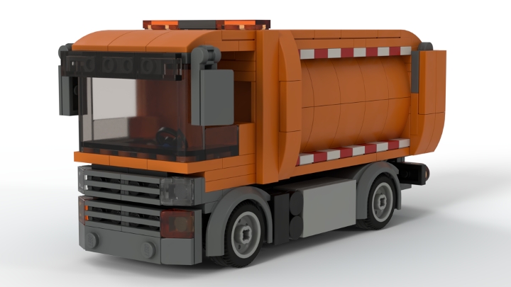 Lego front loader garbage truck hot sale