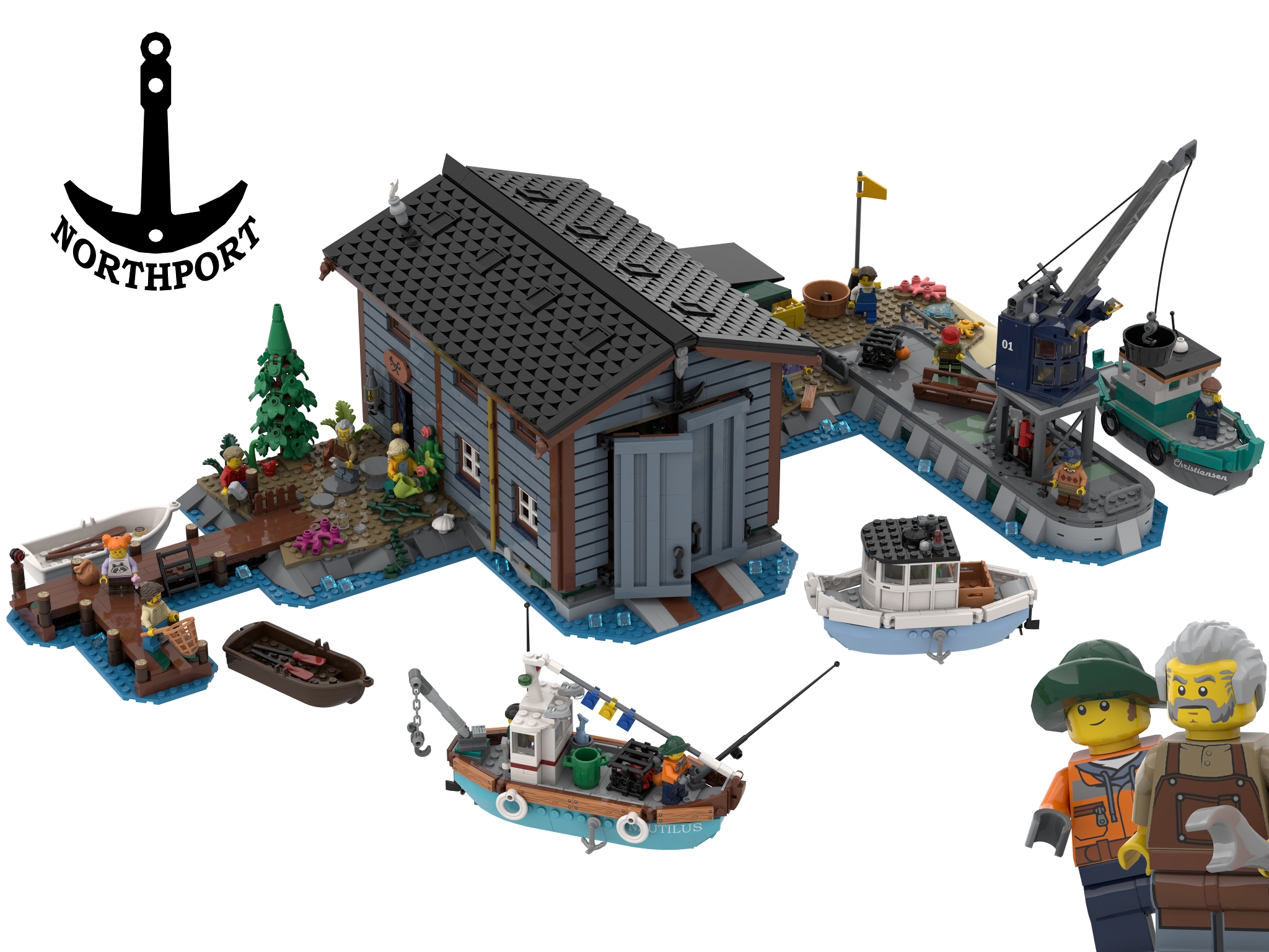 Finished my first build - Old Fishing Store 21310 : r/lepin