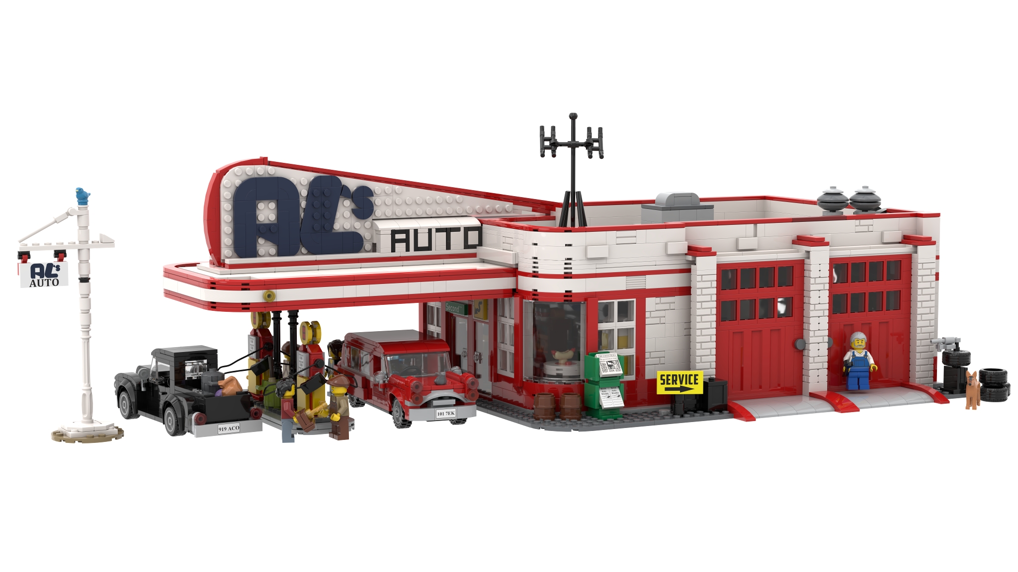 Lego sales auto shop