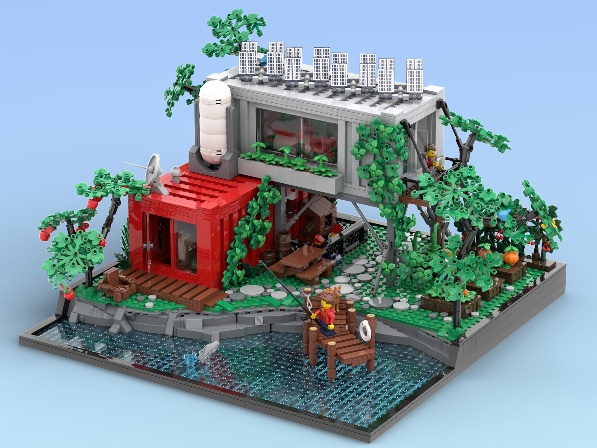 [Off grid Container house] [BrickLink]