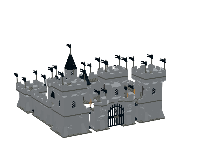 Modular Castle 2023 from BrickLink Studio [BrickLink]