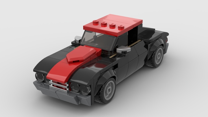 American Muscle Car 1970s from BrickLink Studio [BrickLink]