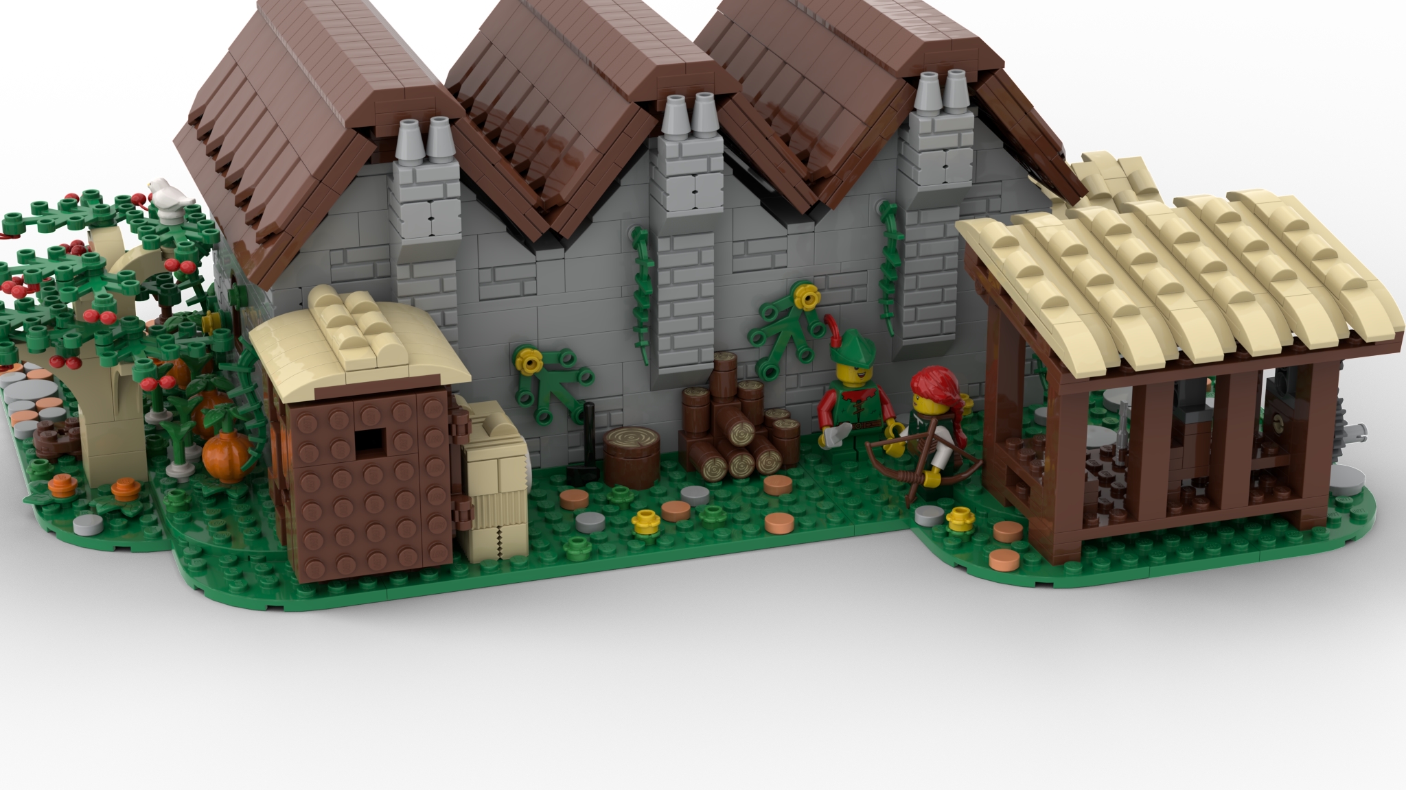 Medieval town] [BrickLink]