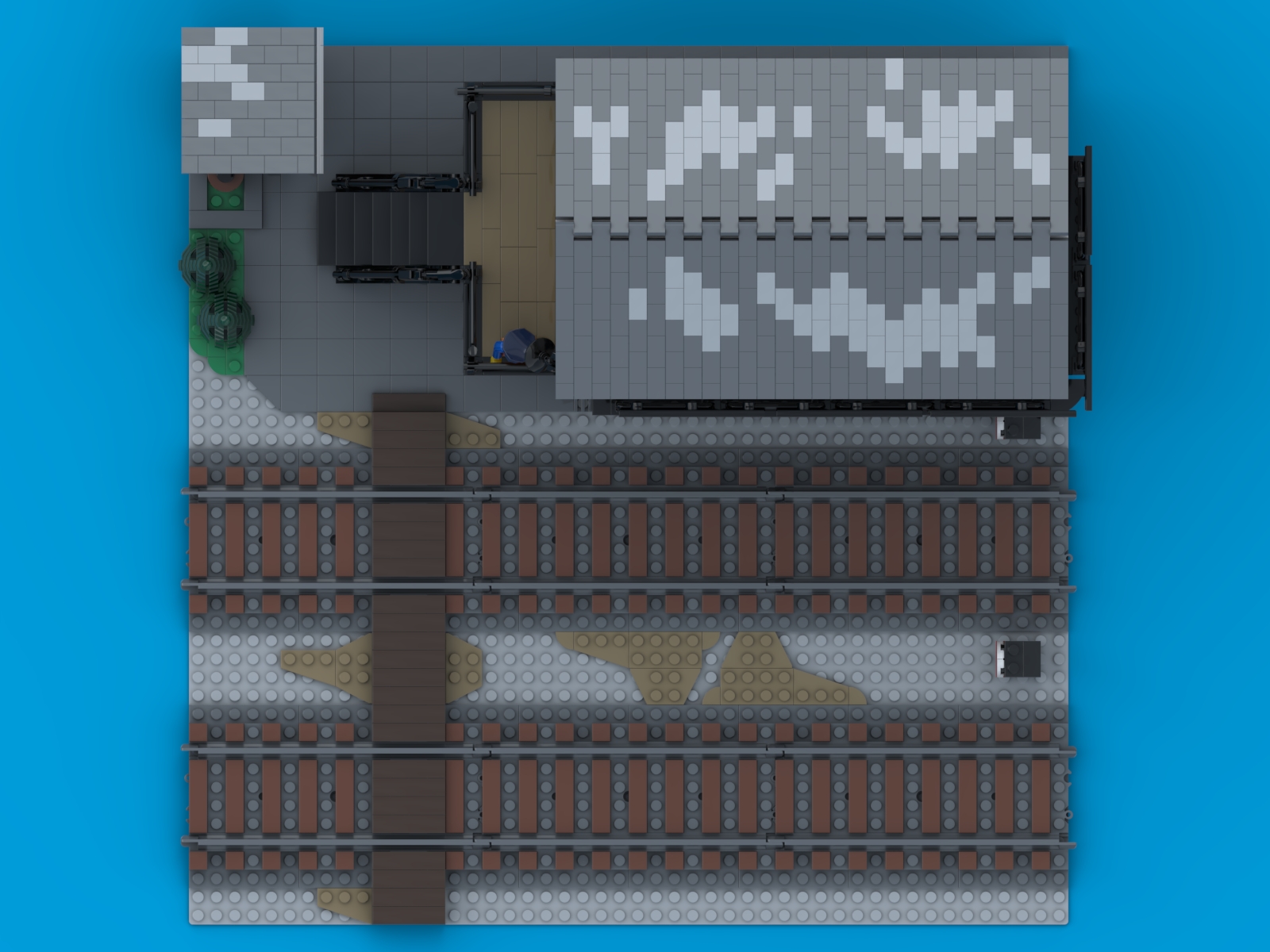 [RAILROAD SIGNAL BOX] [BrickLink]