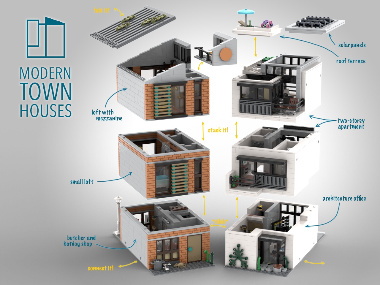 [Modern Townhouses] [BrickLink]