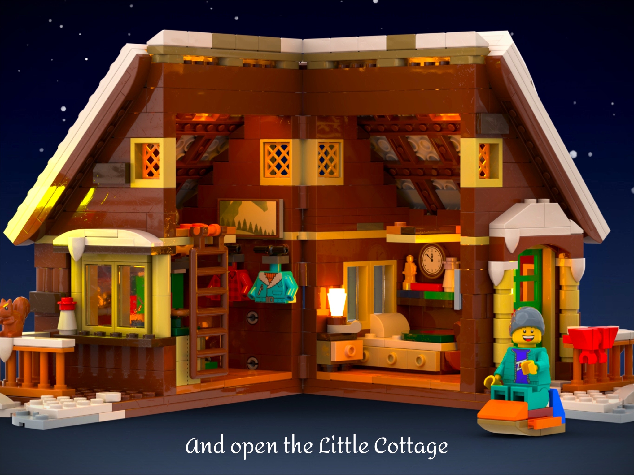 The Little Winter Cottage] [BrickLink]
