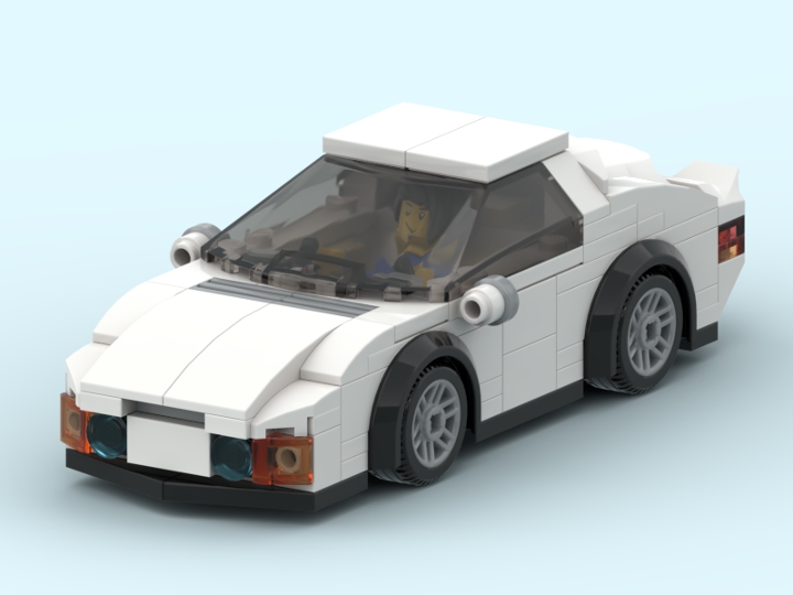 White sportscar from BrickLink Studio [BrickLink]