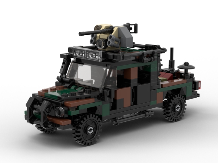 Armored scout car from BrickLink Studio [BrickLink]