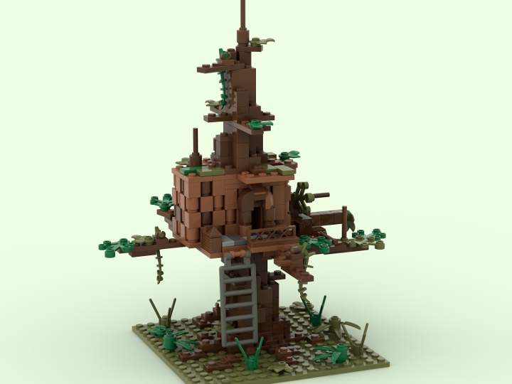 tree house from BrickLink Studio [BrickLink]