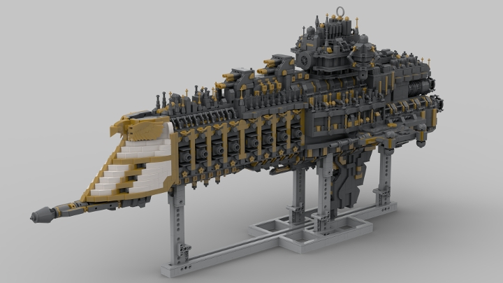 Overlord Class Battlecruiser - V2 from BrickLink Studio [BrickLink]