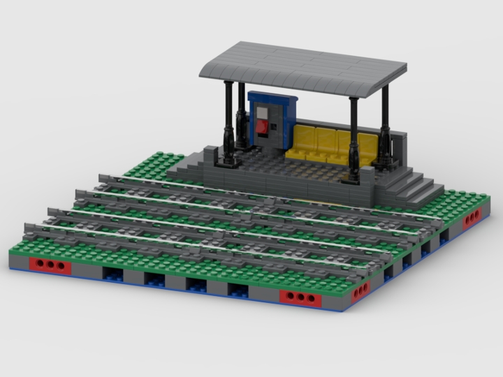 Weltianer MILS Plate Mainstation 32x32 from BrickLink Studio [BrickLink]