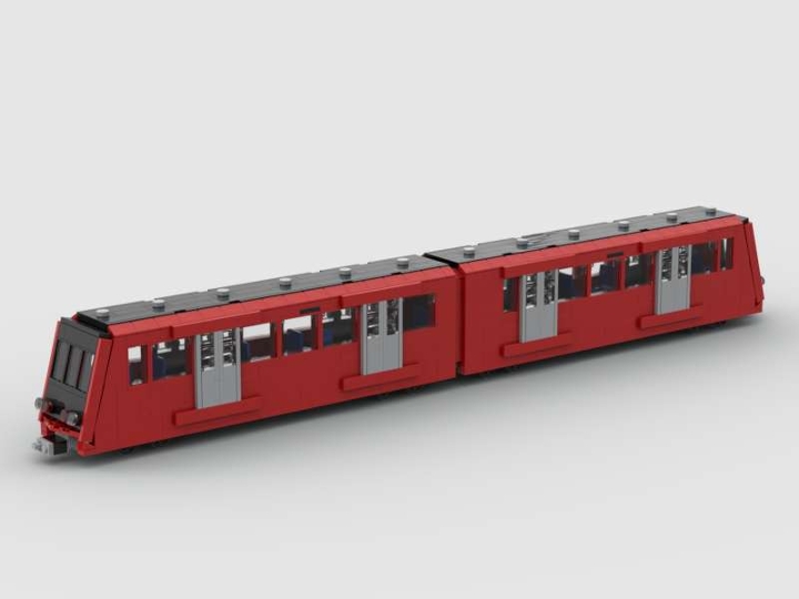 DLR train from BrickLink Studio [BrickLink]