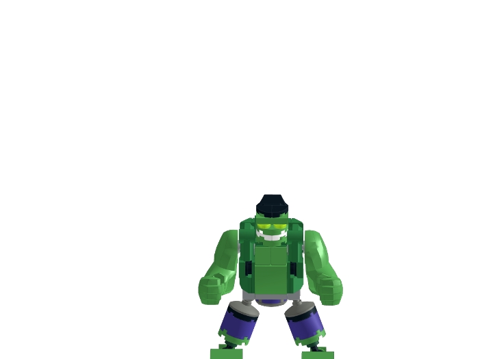 Hulk Body Big FiG Custome Lego Idea from BrickLink Studio [BrickLink]