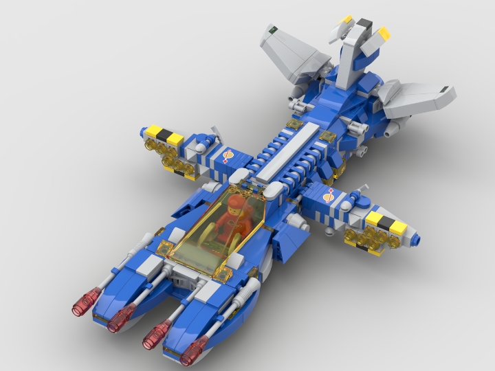 defender class cruiser by Fleet_Designer colored CS from BrickLink ...