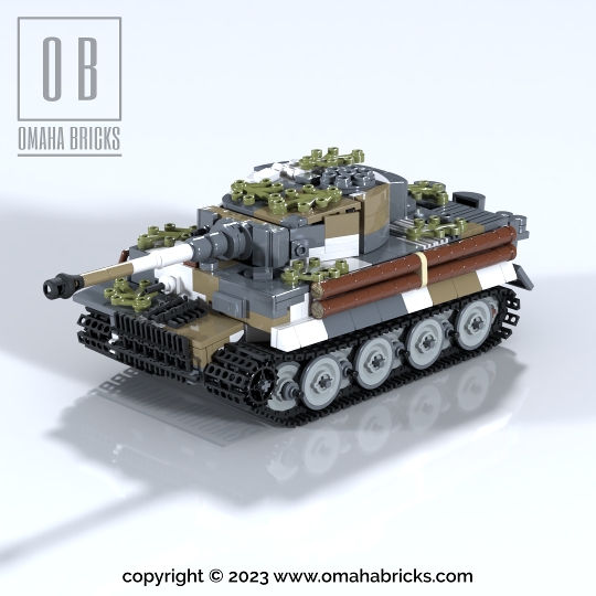 Tiger 237 ausf.E from BrickLink Studio [BrickLink]