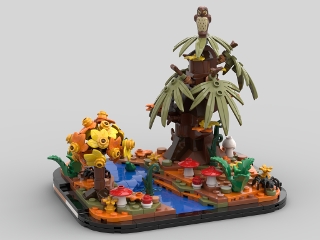 Fully articulable People Playground figure from BrickLink Studio