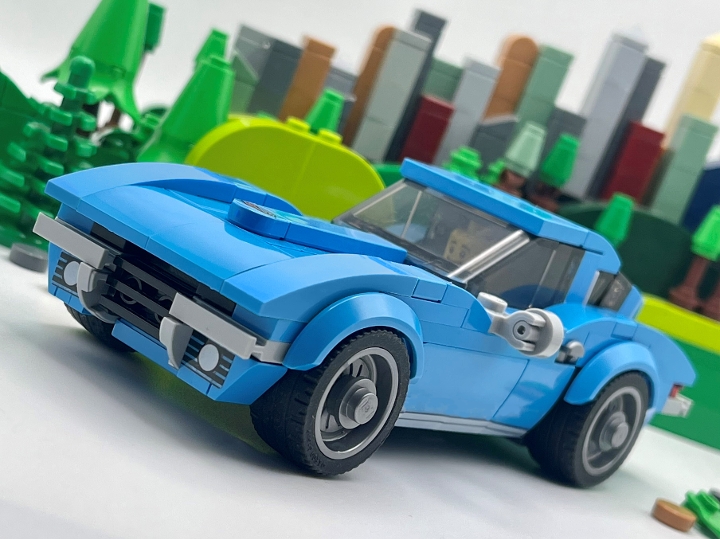 Chevrolet Corvette C2 from BrickLink Studio [BrickLink]