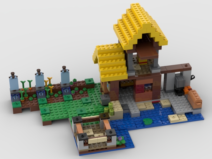 The Farm Cottage from BrickLink Studio [BrickLink]