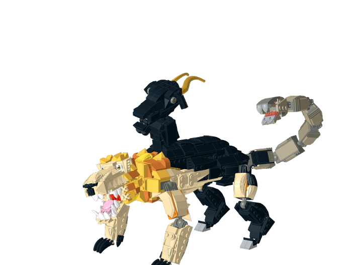 Dragon's Dogma Chimera from BrickLink Studio [BrickLink]