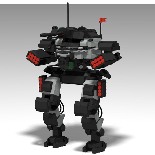 Medium Armored Elite Assault Mech (MAEAM) from BrickLink Studio [BrickLink]