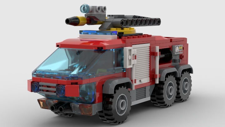 Fire truck II from BrickLink Studio [BrickLink]