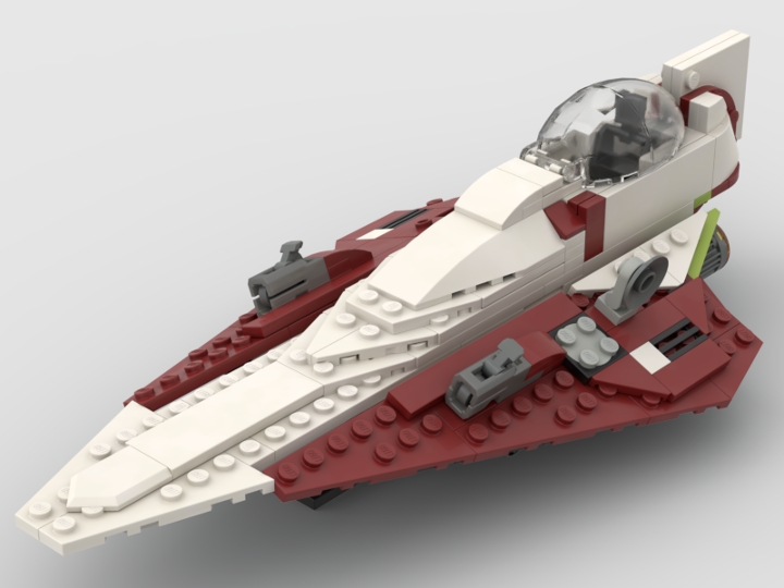 Obi-Wan Kenobi's Jedi Starfighter from BrickLink Studio [BrickLink]