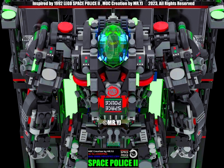 THE SPACE POLICE II MECHA from BrickLink Studio [BrickLink]