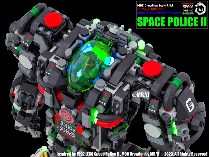 THE SPACE POLICE II MECHA from BrickLink Studio [BrickLink]