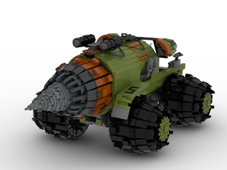 Power Miners Thunder Driller from BrickLink Studio BrickLink