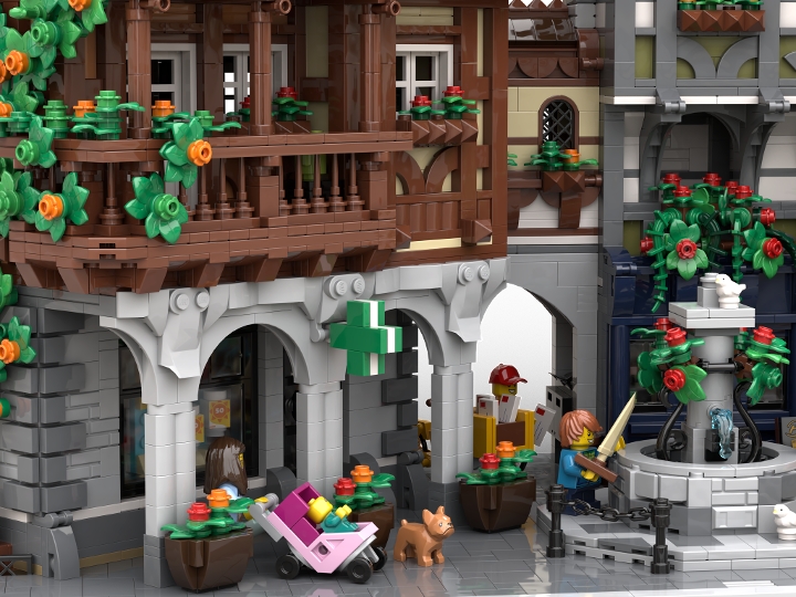 Medieval town] [BrickLink]